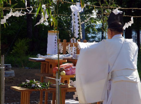 地鎮祭から基礎工事へ