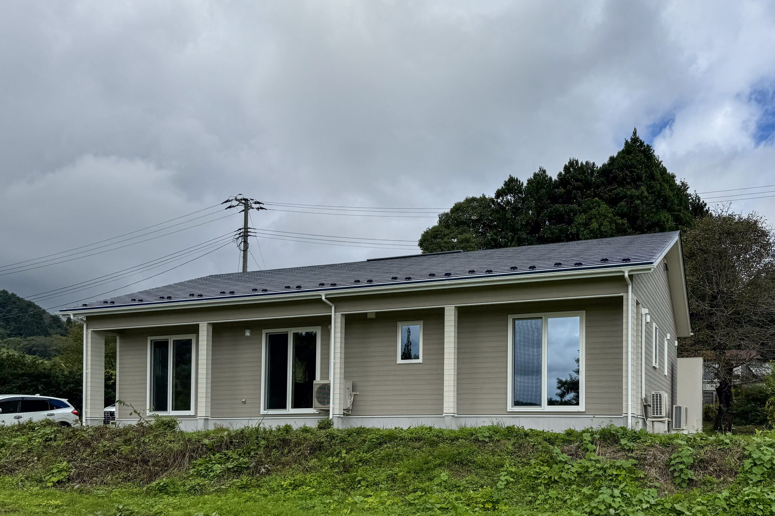 バイクガレージのある平屋！　大玉村　注文住宅